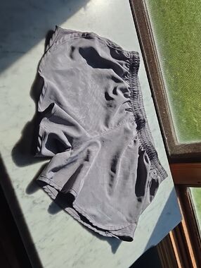 Nike Women's Athletic Shorts - Light Gray